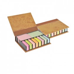 Ristic Style Memo Box with 8 Color Note